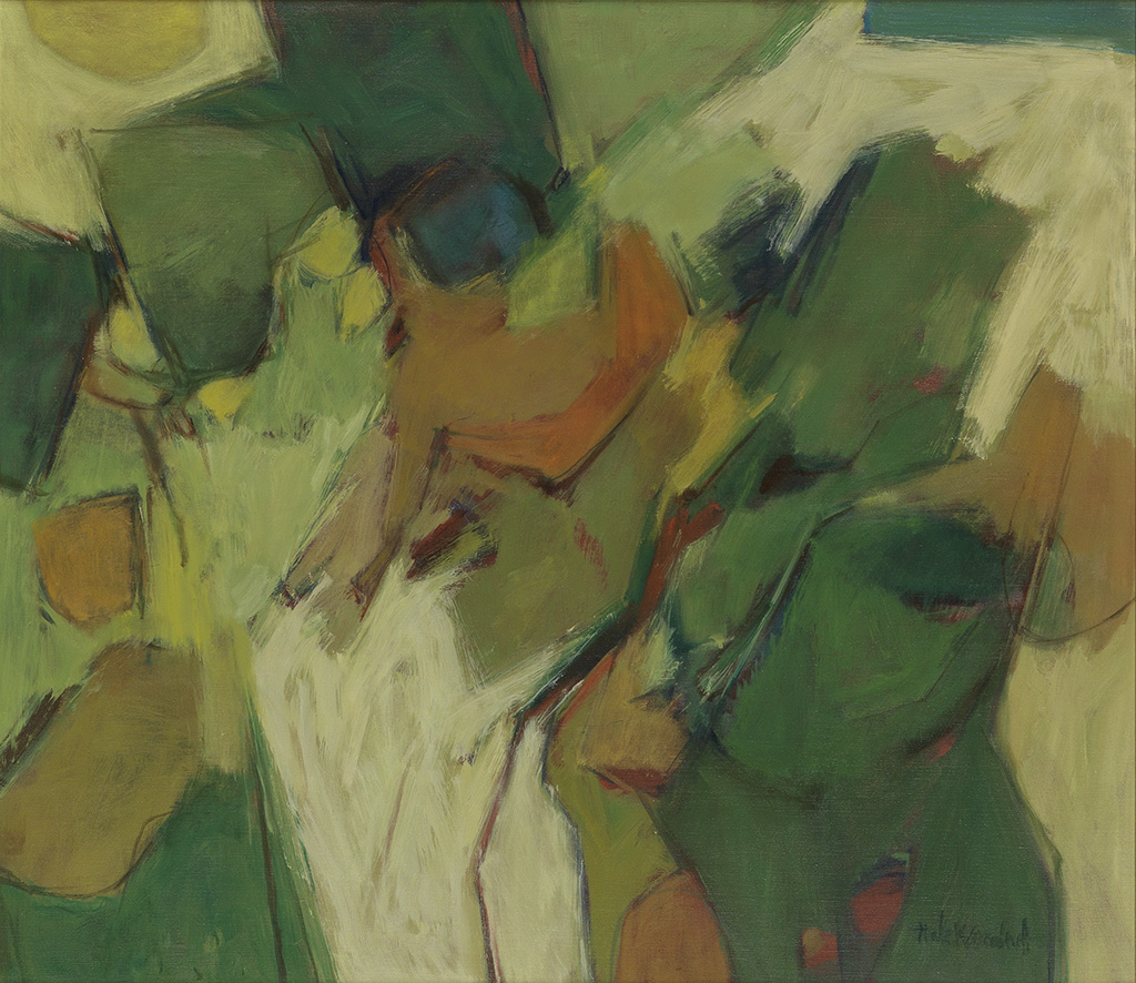 HALE WOODRUFF (1900 - 1980) Untitled (Green Landscape).